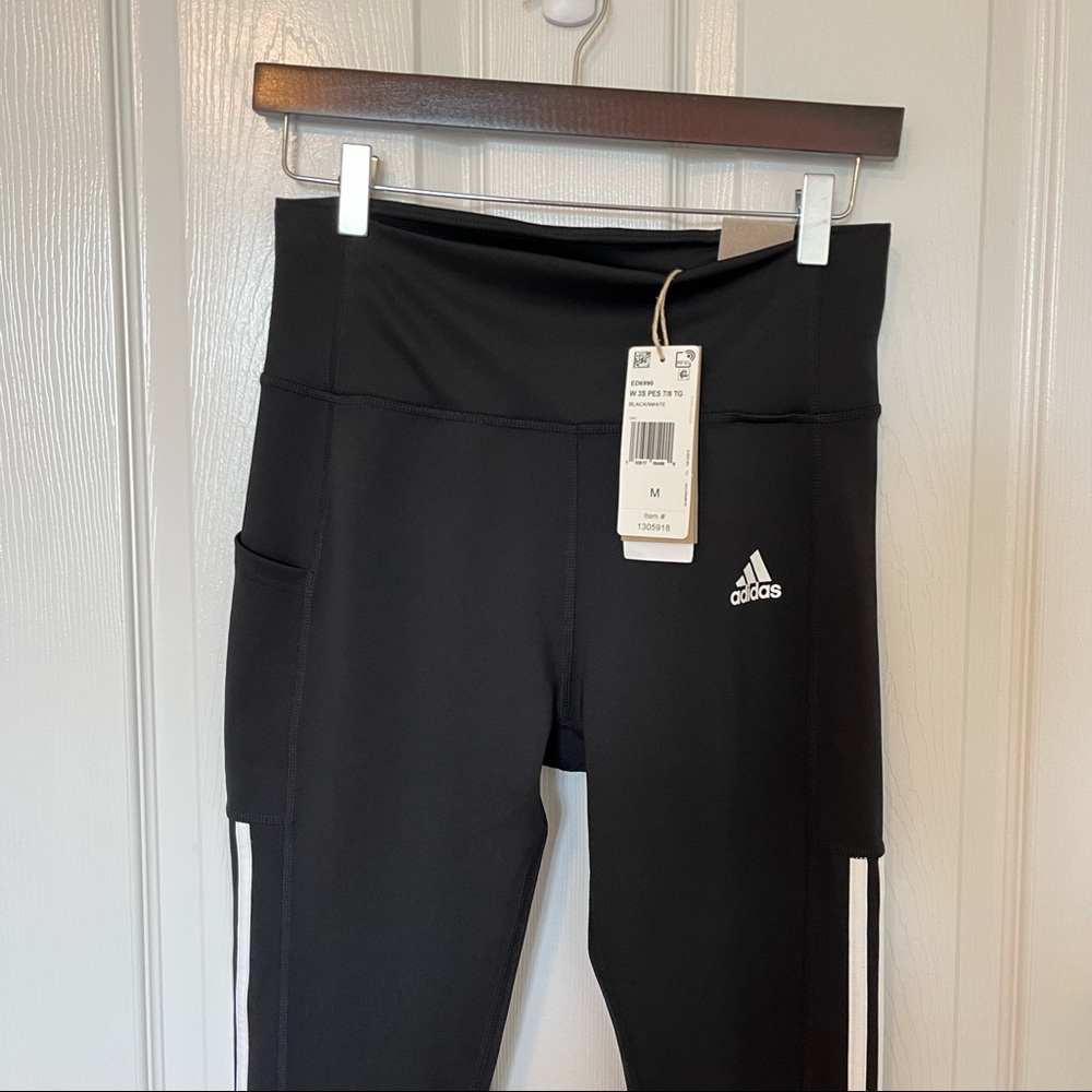NWT Adidas 7/8 Leggings Size Medium New With Tags